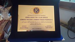 Gemellaggio tra il KC Pescara e il KC Foggia Federico II