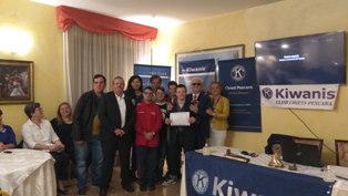 Il KC Chieti-Pescara festeggia la consegna della Charter all’AKTION CLUB Chieti-Pescara