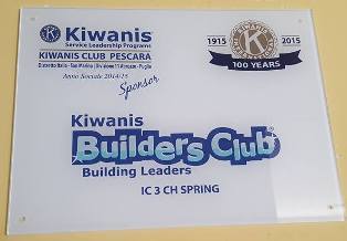 KC Pescara alla consegna Charter Builders Club 