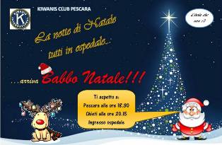 KC Pescara - Vigilia di Natale con i bambini in ospedale