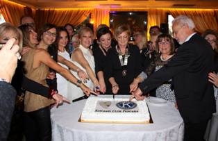 Il Kiwanis Club Pescara festeggia la sua XXII Charter alla presenza del Governatore Valchiria Dò e del testimonial Lino Guanciale