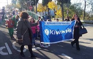 Il KC Pescara marcia con i bambini nella Giornata mondiale dei Diritti dell'Infanzia e dell'Adolescenza