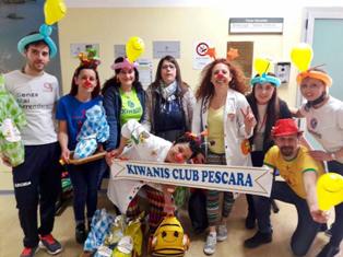 Il KC Pescara regala un sorriso ai bambini del reparto di Pediatria