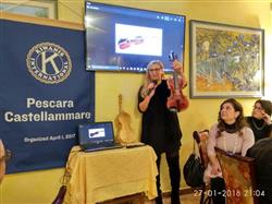Il KC Pescara Castellammare e il suo Aktion club organizzano una serata di solidarietà con l'arte del violino