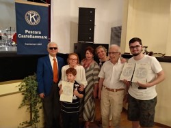 KC Pescara Castellammare - Premio Kiwanis a bambini e giovani artisti classificati primi al Concorso Internazionale Cericola