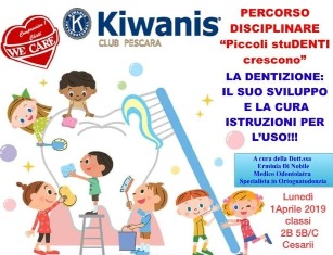 KC Pescara - Incontri di prevenzione odontoiatrica nelle scuole
