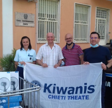 KC Chieti Theate - Donazione di ventilatori  per i detenuti della Casa Circondariale di Chieti