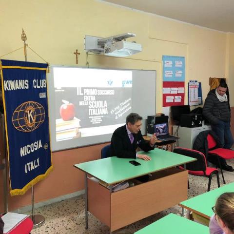 KC Nicosia incontra gli alunni della scuola primaria “Magnana” per la Giornata internazionale dell'epilessia
