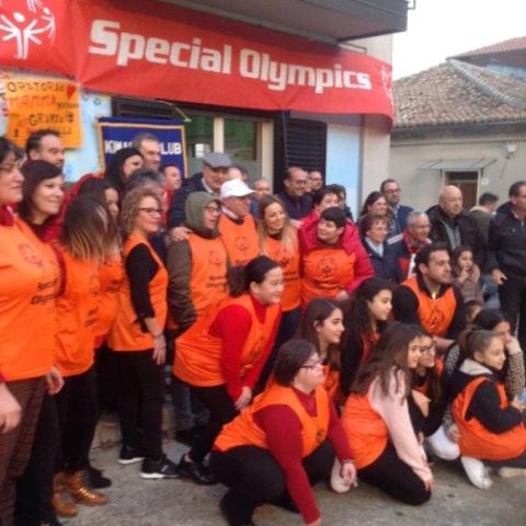 KC Vibo Valentia al flashmob Special Olympics per la Giornata Internazionale dei diritti delle persone con disabilità